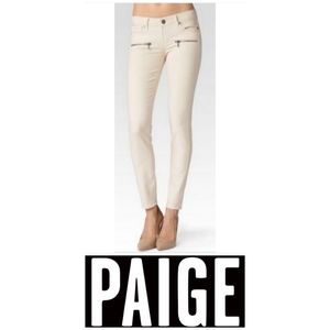 Indio Zip French Vanilla PAIGE Anthropologie jeans